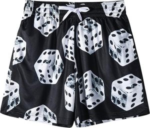 กางเกงขาสั้นเล่นฟิตเนสแบบวินเทจสำหรับผู้ชายกางเกงตาข่ายพิมพ์ลายด้วยโฟมหน้าจอ3D เหงื่อทำจากผ้าฝ้าย100% - Product Image 1