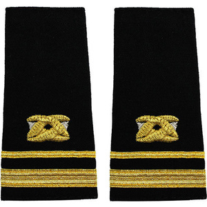Insignia de Charretera de Royal Navy con bordado hecho a mano, etiqueta de logotipo personalizado y marca para vestido o uso formal - Product Image 3