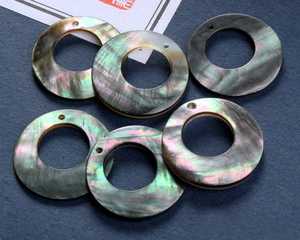 Puces de perles rondes en coquillage naturel DIY Jewelry & Decoration - Product Image 4