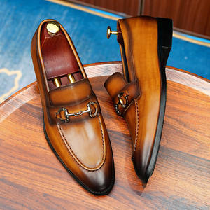 Zapatos de Trabajo Duraderos de Cuero Vacuno con Forro Antiolor y Absorción de Impactos, Zapatos Casuales para Hombre, Zapatos para Uso Diario - Product Image 3