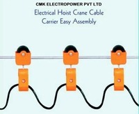 Chariot porte-câbles CMK pour grue, capacité de charge 45 tonnes, déplacement 32 m, chariot robuste de marque CMK avec puissance 5 kW et jauge 1435 mm