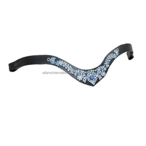 Cuero de caballo de alta calidad con cristal ostentoso, banda decorativa para cejas - Product Image 2