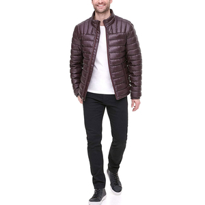 Veste d'hiver matelassée pour homme en toile de haute qualité sur mesure, col montant, garde au chaud, imperméable, respirante, séchage rapide, vente en gros - Product Image 1