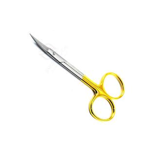 Ciseaux chirurgicaux professionnels en acier inoxydable doré de 4,5 pouces, outil manuel tranchant pour traumatologie et soins infirmiers, instrument chirurgical essentiel - Product Image 4