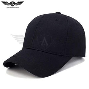 Gorras de Béisbol de Color Negro Sólido 2025, Buena Calidad, Nuevo Modelo, Ecológicas, MOQ Bajo, Transpirables, del Mejor Proveedor, para Adultos - Product Image 1