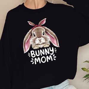 Sudaderas de mujer mamá conejito - Product Image 1