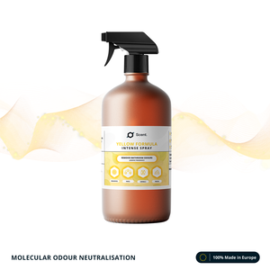 Neutralizador de Olores en Aerosol Intenso, Fórmula Amarilla: Para Drenajes, Alcantarillas, Olores de Orina y Heces - Botella de 1L - Terminado - Product Image 1