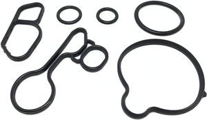 Kit di tenuta del termostato del liquido di raffreddamento Kit guarnizione del radiatore dell'olio con guarnizione 1.4L turbocompresso per Chevrolet Sonic Cruze Trax Buick Encore - Product Image 2