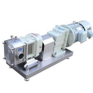 ステンレス製サニタリーローブポンプ 食品グレード飲料ポンプ バッグ用 チーズ チョコレート 肉 化学薬品 シャンプー 高流量 手動式 - Product Image 4