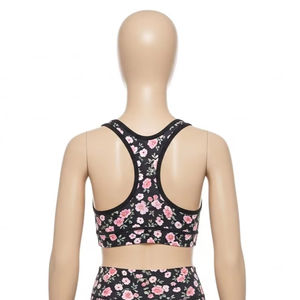 Sujetadores Deportivos Elásticos en Cuatro Direcciones con Impresión por Transferencia de Calor, Poliéster y Elastano Transpirable, Soporte para Gimnasio, Entrenamiento, Ropa Deportiva al por Mayor - Product Image 3