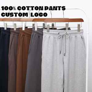 Top y pantalones de algodón informales para hombre de alta calidad, colores personalizados que incluyen negro, ajuste holgado, precio económico - Product Image 2