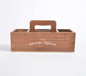 Artisanat en bois bas quantité minimale de commande fait à la main classique en bois d'acacia brun porte-couverts fabricant grossiste exportateur - Product Image 3