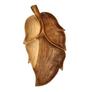 จานไม้ธรรมชาติสำหรับเสิร์ฟอาหารและตกแต่งโต๊ะ - Product Image 1