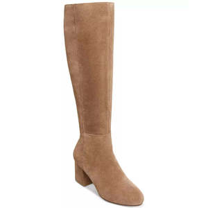 Stivali al ginocchio Steve Madden Hero 50/50 da donna con tacco a blocco, beige, invernali, altezza media polpaccio, taglia 9 M - Product Image 1