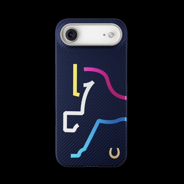 AIRITY Top Selling Limited Edition Year of the Horse Aramid Fibre Blue Kylin Shockproof Magnetic Phone case for iPhone Air