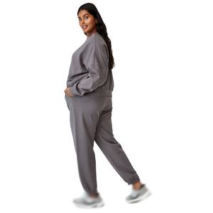 Pantalones Deportivos Ecológicos Resistentes al Viento de Spandex/Poliéster para Mujer, con Cierre de Cordón y Sudadera con Capucha, Nuevo Diseño - Product Image 2