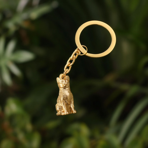 Portachiavi in metallo Cleopatra Cat, gadget personalizzabili - Product Image 3