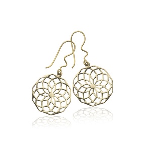 Meilleure vente boucles d'oreilles en laiton boucles d'oreilles pour femmes Creative French Retro Gold Earring Set Top Sale Jewelry Offre Spéciale product - Product Image 1