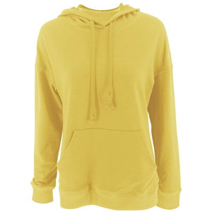 Sudaderas con capucha lisas baratas de color sólido con logotipo personalizado para mujer sudaderas con capucha de temporada de invierno con cordón suave al por mayor - Product Image 5