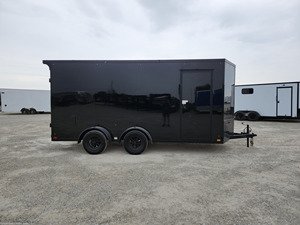 Nouveaux remorques Cross Trailers 2027 7 x 16 TA Cargo fermé / 84 pouces / LIGHTLID / .080 / COMPLETLEMENT ÉQUIPE - Product Image 1