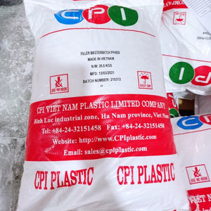 เครื่องบรรจุแคลเซียมคาร์บอเนตในเวียดนาม80% CaCO3เครื่องอัดเม็ดพลาสติก PP บริสุทธิ์25กก. ผ่านการรับรองการฉีดขึ้นรูป - Product Image 1