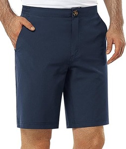 Short de golf pour homme 9 pouces entrejambe à séchage rapide taille élastique coupe classique short de randonnée 95% polyester, 5% spandex - Product Image 4