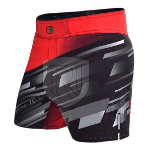 Pantalones cortos MMA de poliéster 100% de alta calidad para hombre, Top de secado rápido, último estilo, patrón sólido - Product Image 1