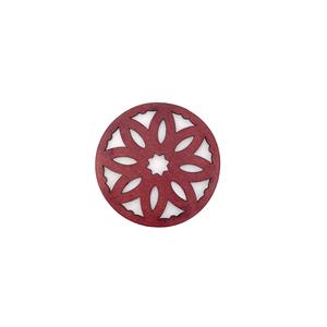 Dessous de verre en bois tapis de tasse carrés ronds pour la décoration de vaisselle à la maison et les fournitures de cuisine - Product Image 6