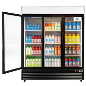 Meilleure qualité supérieure, nouveau réfrigérateur KXG1680 à 3 portes vitrées, refroidisseur de boissons, porte entièrement vitrée - Product Image 2