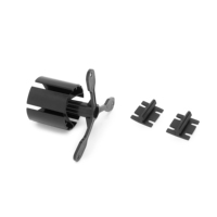 EMUCA Black Hexa Cable Gland Column Plástico para Gestión de Cables y Accesorios Modelo 3025917 España