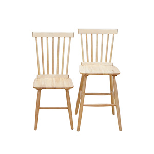 Silla de comedor de madera Madera de caucho, hierba marina Cocina moderna natural/Comedor Cartones de 5 capas Fabricante vietnamita - Product Image 5