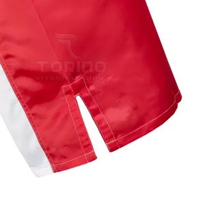กางเกงขาสั้นผู้ชายแบบไทยกางเกงมวยไทยสีตัดกันสไตล์ปากีสถาน - Product Image 6