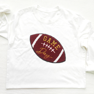 แผ่นรีดติดเสื้อวันเกมฟุตบอลปรับแต่งได้พร้อมลำดับปักและความร้อนอัดสำหรับแจ็คเก็ตตัวแทน/หมวกแผ่นปะเลื่อม - Product Image 6