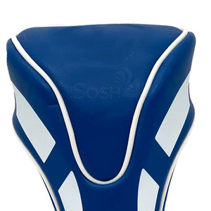 Durable Material Smooth <b>Style</b> Leather Golf <b>Head</b> Cover Comfortable Fit Custom Logo Secure Grip Flexible Opening Golf <b>Head</b> Cover - Product Image 4