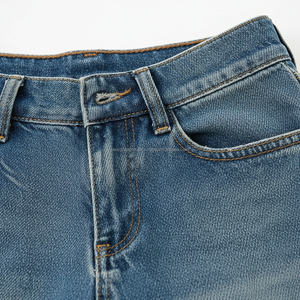 กางเกงยีนส์ขายส่งทรงบลูบาร์เรลขาบานสไตล์วินเทจโอเวอร์ไซส์สำหรับผู้ชาย - Product Image 5