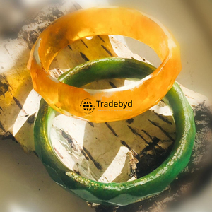 Brazaletes de resina bohemios para mujer, pulsera ecléctica hecha a mano, joyería de Tradebyd - Product Image 2