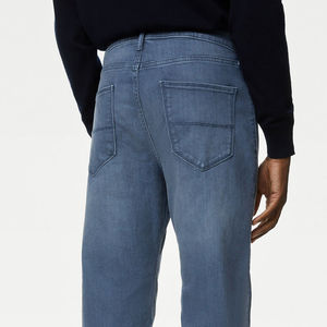 Venta al por mayor 2025 Nueva moda personalizada Diseño personalizado Slim Jeans para hombres High Men Jeans Pantalones de mezclilla en el precio bajo y de alta calidad - Product Image 6