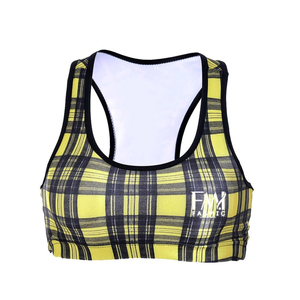 Sujetador deportivo para correr con cuello en U para mujer de alta calidad, ligero, totalmente compatible, diseño personalizado, venta al por mayor, talla grande disponible - Product Image 5