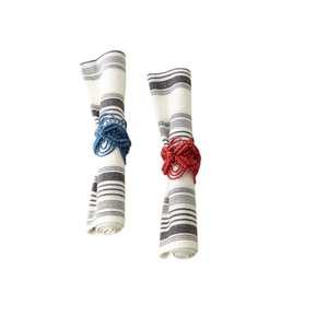 Rond de serviette décoratif en coton tissé à la main Décoration de table Accessoires de mariage Décoration en macramé Rond de serviette pour fêtes et événements - Product Image 1