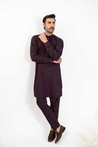 Tela de poliéster/algodón para hombre, estilo islámico informal, largo verano, Shalwar Kameez, transpirable, precios razonables - Product Image 2