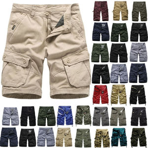 Nouveaux shorts décontractés unis de qualité supérieure pour hommes, taille élastique, teinture unie, hip-hop, dernière mode, personnalisable, haute qualité - Product Image 6