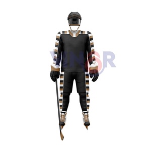 ชุดเสื้อและกางเกงฮอกกี้น้ำแข็งคุณภาพพรีเมียม ผลิตจากโรงงาน ราคาขายส่ง บริการรับผลิตแบบ OEM - Product Image 4