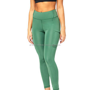 High Waist Women's Slim Fit Fitness Leggings Popular Active Fitness Wear with Private <b>Label</b> Silk Workout Leggings Custom Logo - Product Image 1