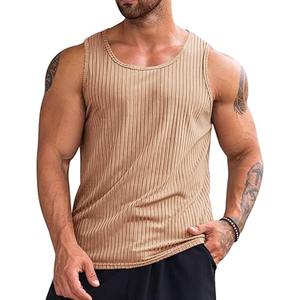 Débardeur léger pour hommes pour vêtements d'été tricoté et respirant grande taille pour adultes pour une utilisation en extérieur fabriqué par des vêtements de sport - Product Image 1