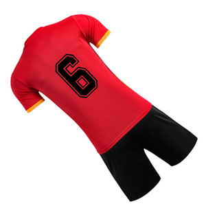 ชุดฟุตบอลสีเขียวชุดเครื่องแบบทีมกีฬาผ้าโพลีเอสเตอร์100% ชุดเสื้อสโมสรแขนสั้นโลโก้แบบระเหิดออกแบบได้ตามต้องการ - Product Image 3