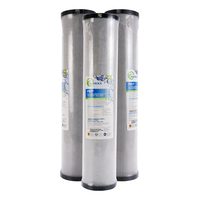 Filtre MATRIKX NSF PFAS CTO 06-450-20 de 20 pouces, capacité de 30 000 gallons, réduction des métaux lourds de 0,5 micron, réduction de la chloramine et du chlore