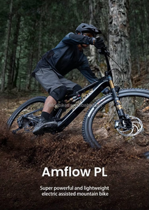 Углеродный электровелосипед Amflow <span class=keywords><strong>PL</strong></span> с системой привода D J I Avinox Встроенный светодиодный дисплей управления Amflow <span class=keywords><strong>PL</strong></span> с полной подвеской Ebike - Product Image 4