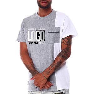 Men <b>Polyester</b>/Cotton Short Sleeve Casual Summer T-Shirt with Eco-Friendly Quick Dry Breathable Fabric for Daily Fashion Wear - Product Image 3