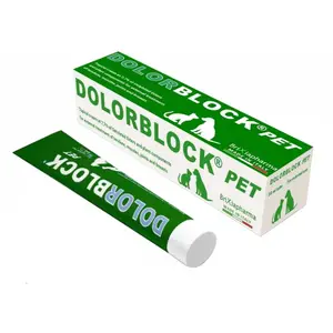 Made in Italy DOLORBLOCK Cream PET Dog & Cat 50 ml Tube Anti-inflammatory painkiller for dogs and cats