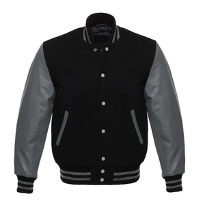 Wholesale Custom Latest Design <b>Long</b> Sleeve Baseball Varsity <b>Jacket</b> Men Plain Blank\ CollegeBaseballjacket for men DDP Shipping - Product Image 1